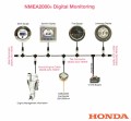Honda engine cable 3m + T-connector