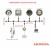 Honda engine cable 3m + T-connector