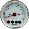 Suzuki obrotomierz biały do silników zaburtowych 0-7000 RPM
