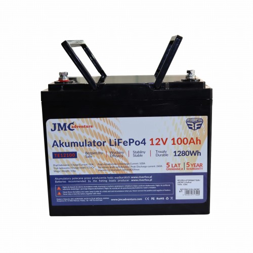 Akumulator LiFePo4 100Ah 12,8V