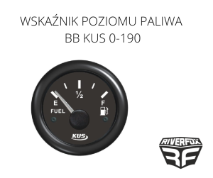 WSKAŹNIK POZIOMU PALIWA CZARNY KUS 0-190