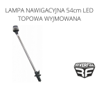LAMPA NAWIGACYJNA 54cm LED TOPOWA  WYJMOWANA