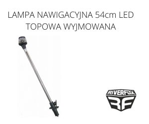 LAMPA NAWIGACYJNA 54cm LED TOPOWA  WYJMOWANA