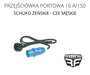 PRZEJŚCIÓWKA PORTOWA 16 A/150 SCHUKO ŻEŃSKIE - CEE MĘSKIE