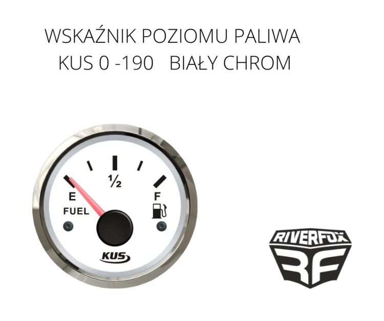WSKAŹNIK POZIOMU PALIWA KUS 0 -190 BIAŁY CHROM.png