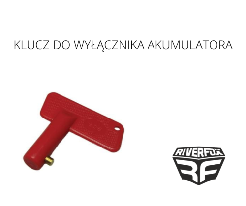 Klucz do wyłącznika akumulatora
