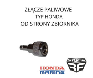 ZŁĄCZE PALIWOWE TYP HONDA OD STRONY ZBIORNIKA 