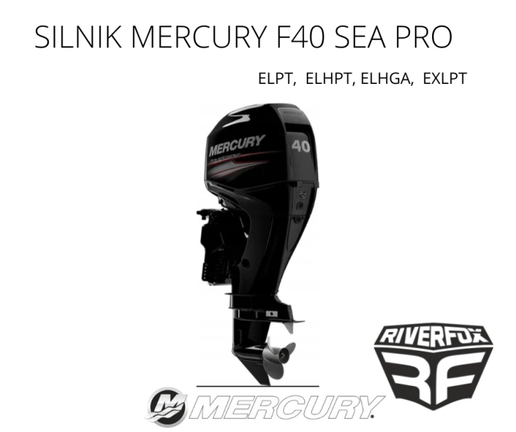 Silnik zaburtowy Mercury F40 ELPT SEA PRO