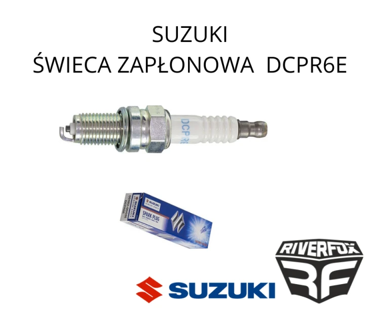 Suzuki świeca zapłonowa DCPR6E do silnika zaburtowego