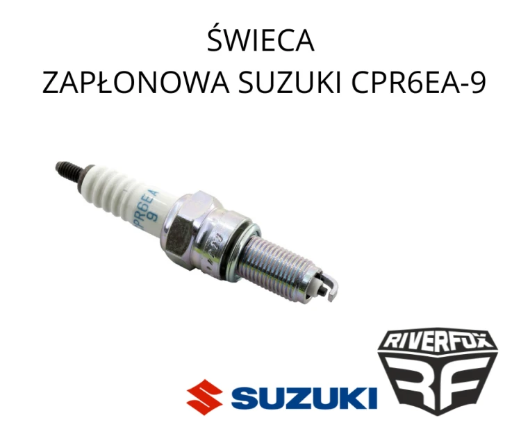 Suzuki świeca zapłonowa CPR6EA-9 do silnika zaburtowego DF9.9-30 KM