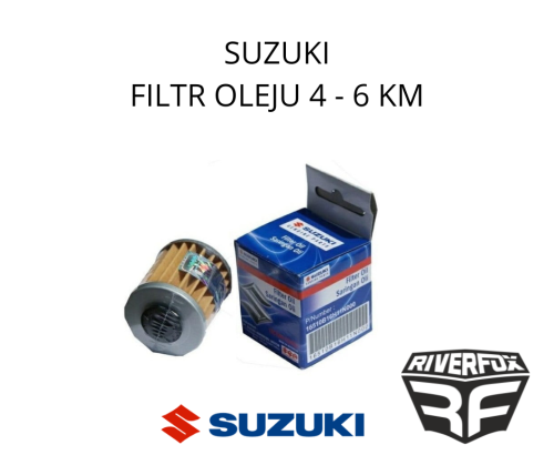 Filtr oleju do silnika zaburtowego Suzuki DF4 - 6 KM + uszczelka filtra