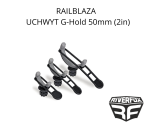 RAILBLAZA - UCHWYT G-HOLD 50mm (2in) POJ. CZARNY