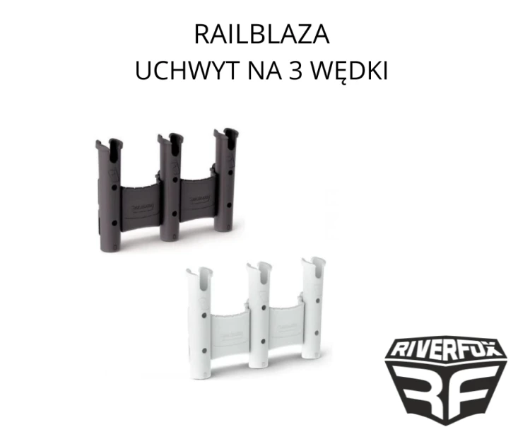 Railblaza uchwyt na 3 wędki czarny