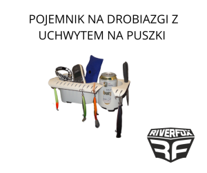 POJEMNIK NA DROBIAZGI Z UCHWYTEM NA PUSZKI 