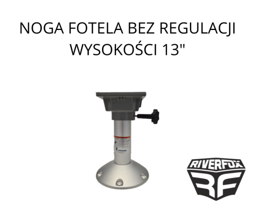 Noga fotela wędkarskiego bez regulacji wysokości 13"