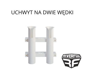 UCHWYT NA DWIE  WĘDKI