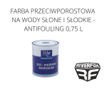 FARBA PRZECIWPOROSTOWA NA WODY SŁONE I SŁODKIE - ANTIFOULING 0,75 L