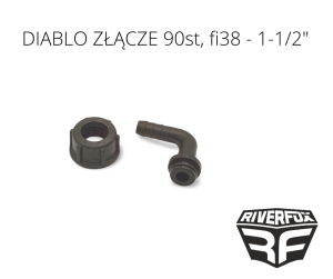DIABLO ZŁĄCZE 90st, fi38 - 1-1/2"