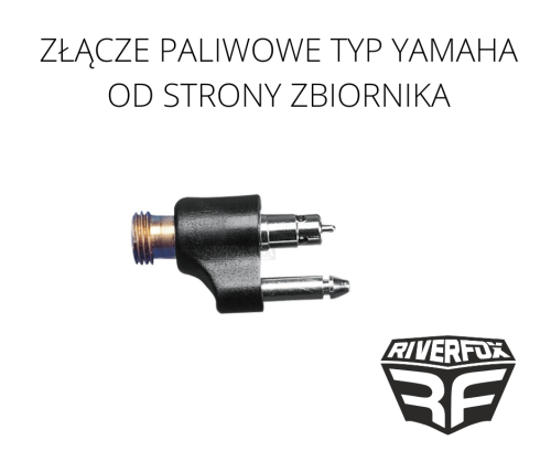 Złącze paliwowe typ Yamaha od strony zbiornika