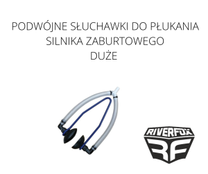 PODWÓJNE SŁUCHAWKI DO PŁUKANIA SILNIKA ZABURTOWEGO DUŻE