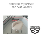 SIEDZISKO WĘDKARSKIE PRO CASTING GREY