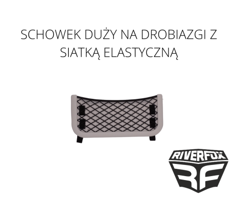 SCHOWEK DUŻY NA DROBIAZGI Z SIATKĄ ELASTYCZNĄ