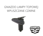 GNIAZDO LAMPY TOPOWEJ WPUSZCZANE CZARNE