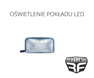 OŚWIETLENIE LED  POKŁADU ŁODZI, JASNE ŚWIATŁO