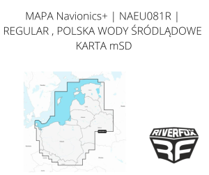Mapa Navionics+ LOWRANCE | NAEU081R |  REGULAR , POLSKA  WODY  ŚRÓDLĄDOWE - KARTA mSD