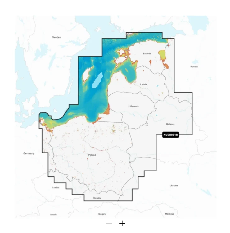 Mapa Garmin Navionics Vision+ NVEU081R
