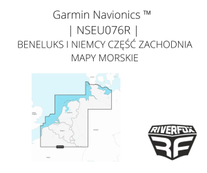 Mapa Garmin Navionics ™ | NSEU076R | BENELUKS I NIEMCY CZĘŚĆ ZACHODNIA MAPY MORSKIE