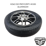 KOŁO DO PRZYCZEPY ALUMINIUM 4X100