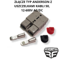 Złącze typ Anderson z uszczelkami kabli 50A, 12-600 V AC/DC