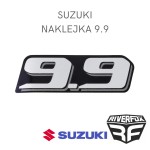 SUZUKI NAKLEJKA 9.9 ORYGINALNA NALEPKA NA SILNIK