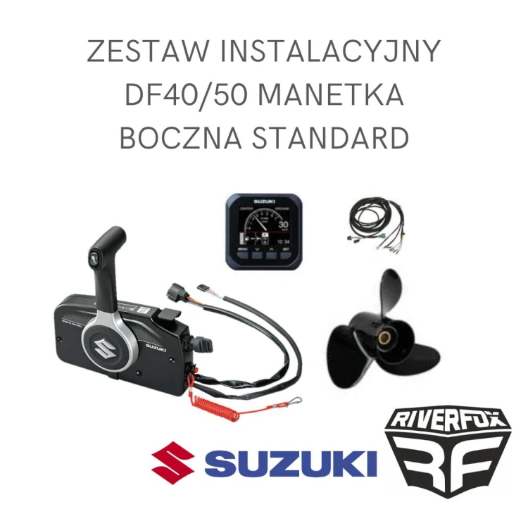 Zestaw instalacyjny manetka boczna standard suzuki DF40/50
