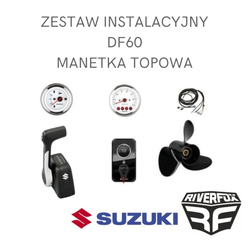 Zestaw instalacyjny manetka topowa standard Suzuki DF60