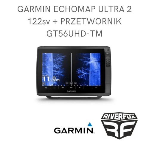 Garmin Echomap Ultra 2 122sv z przetwornikiem GT56-UHD