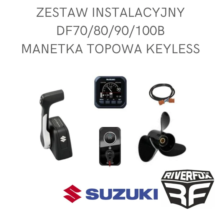 Zestaw instalacyjny manetka topowa keyless Suzuki DF70/80/90/100B