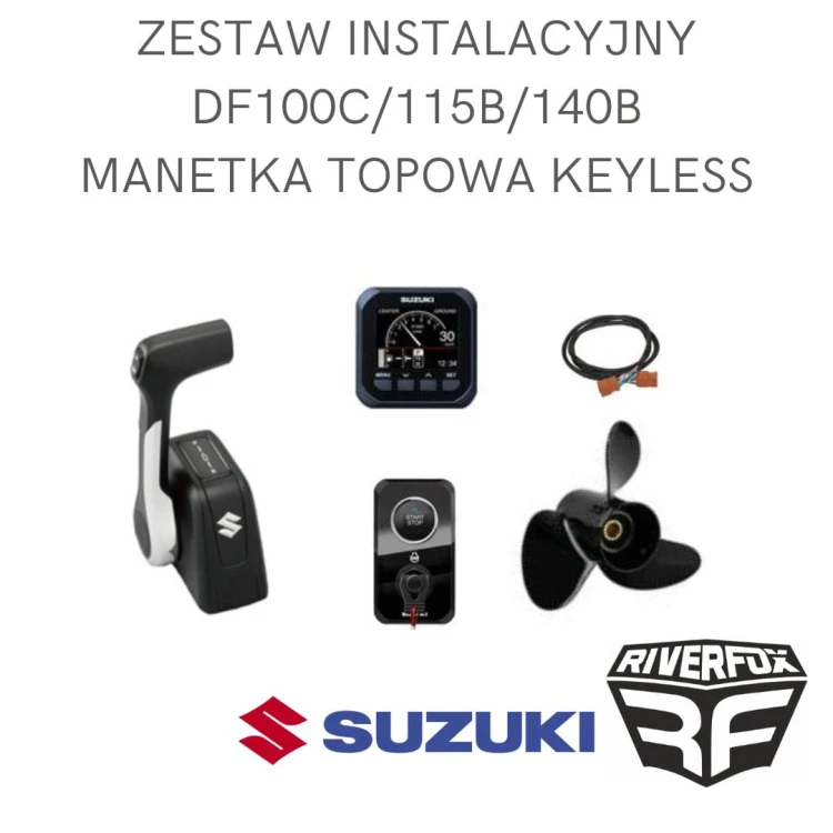 Zestaw instalacyjny manetka topowa Keyless Suzuki DF100C/115B/140B