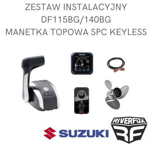 Zestaw instalacyjny manetka topowa SPC Keyless Suzuki DF115BG/140BG