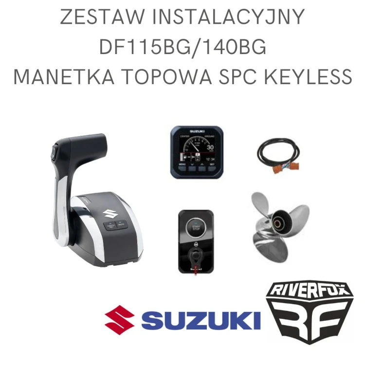 Zestaw instalacyjny manetka topowa SPC Keyless Suzuki DF115BG/140BG