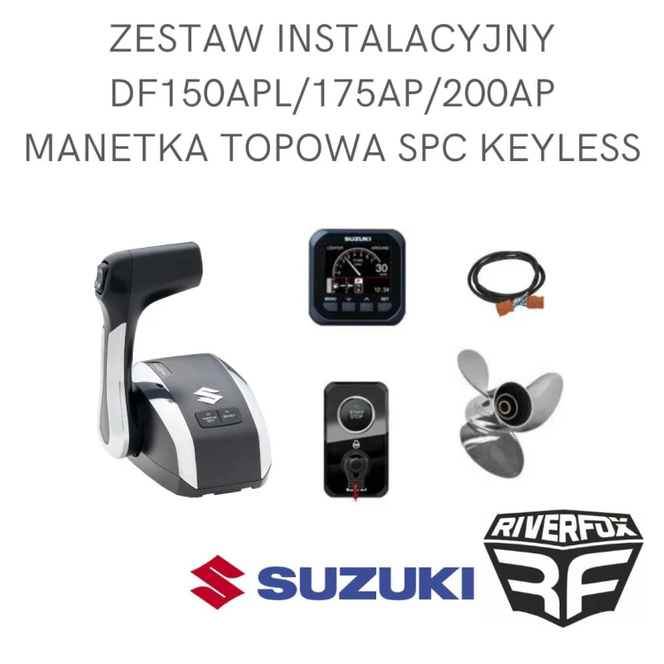 Zestaw instalacyjny manetka topowa SPC Keyless Suzuki DF150/175/200