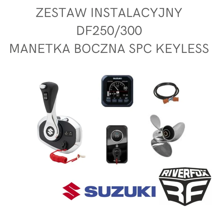 Zestaw instalacyjny manetka boczna SPC Keyless Suzuki DF250/300