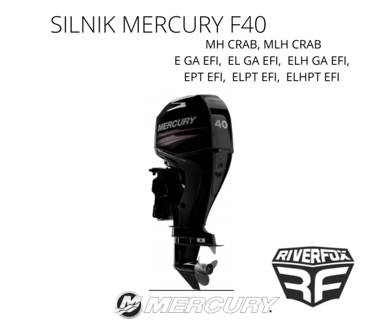 Silnik zaburtowy Mercury F40 EFI E GA