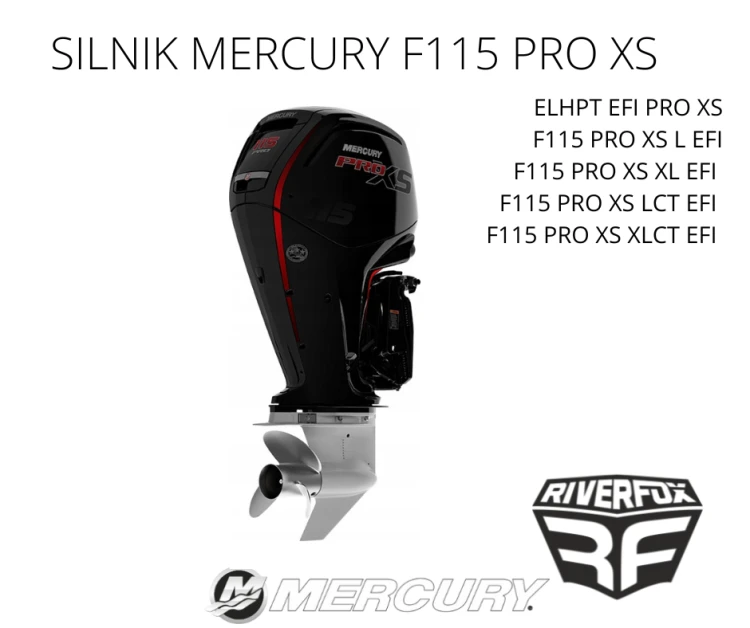 Silnik zaburtowy Mercury F115 XL EFI PRO XS