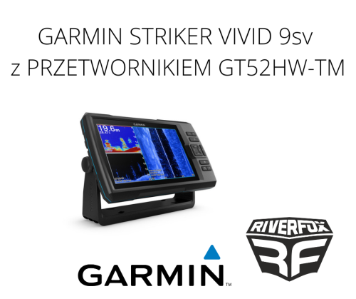 Garmin Striker Vivid 9sv z przetwornikiem GT52HW
