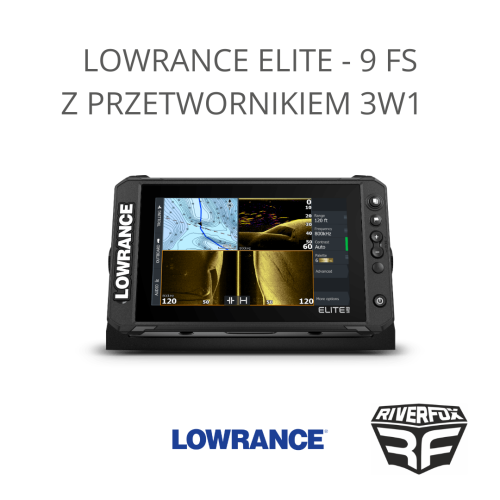 Echosonda Lowrance Elite 9 FS 3w1