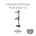 Haswing Protruar W-20 12V silnik elektryczny