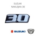 Suzuki naklejka 30 oryginalna nalepka na silnik