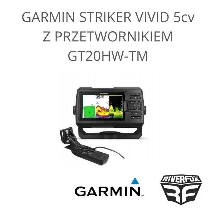 Garmin Striker Vivid 5cv z przetwornikiem